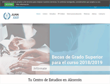 Tablet Screenshot of juanxxiii.net